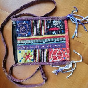 Colorful Patchwork Crossbody Bag